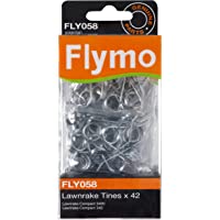 Flymo FLY058 - Juego de púas metálicas para rastrillos Compact 340-3400